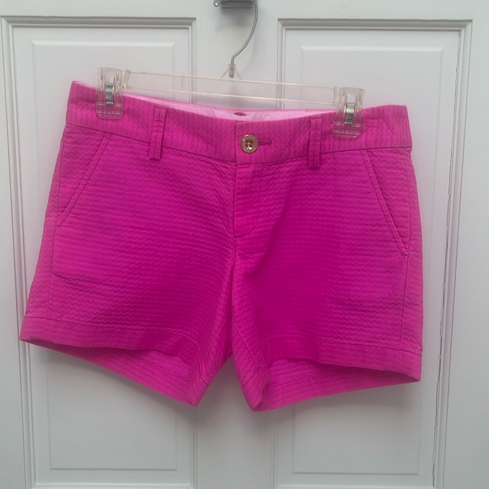 Lilly Pulitzer Callahan shorts hot pink